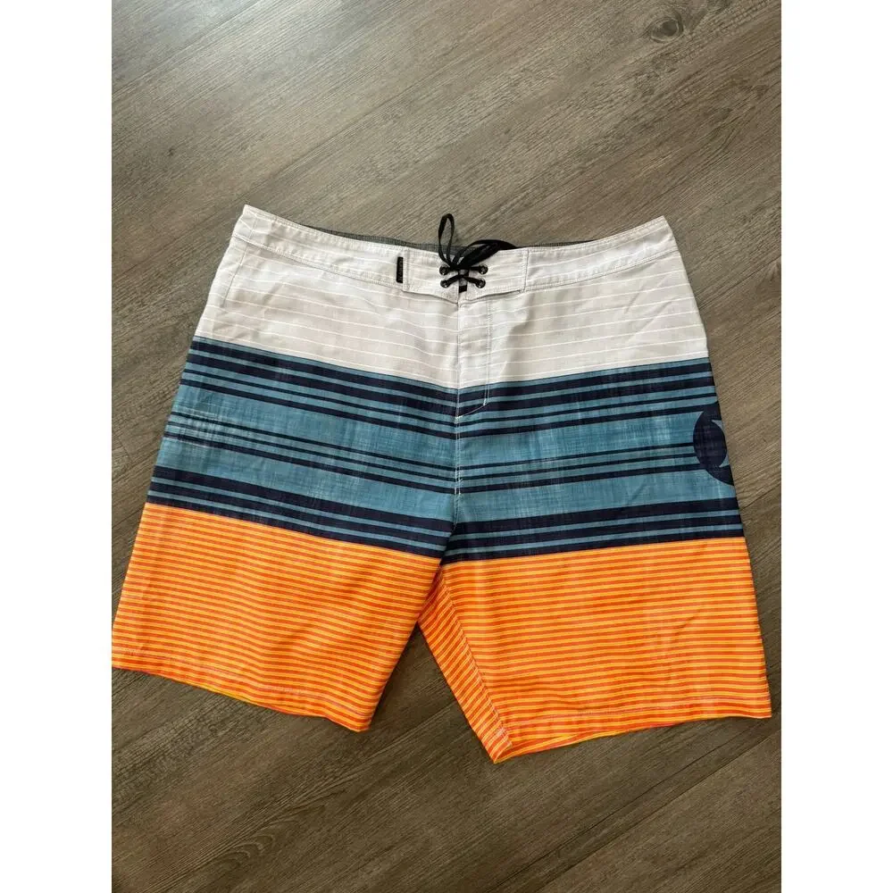 Men's Board Shorts Size 38 Hurley Volcom Swim Trunks Unlined - Picture 7 of 11